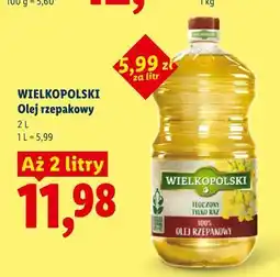 Lidl WIELKOPOLSKI Olej rzepakowy oferta