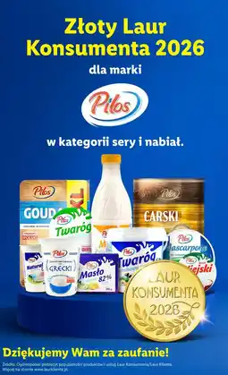 Lidl Złoty laur konsumenta dla marki pilos oferta