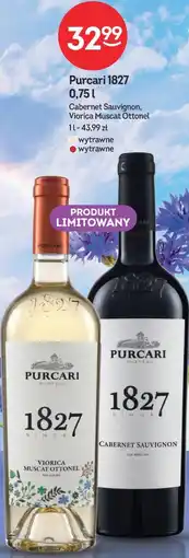 Żabka Purcari 1827 Cabernet Sauvignon, Viorica Muscat Ottonel oferta