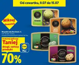 Lidl Wszystkie lody Bon Gelati oferta