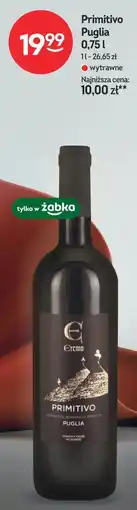 Żabka Eremo Primitivo Puglia oferta