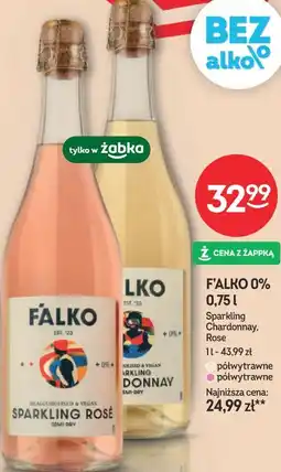 Żabka F'ALKO 0% Sparkling Chardonnay, Rose oferta
