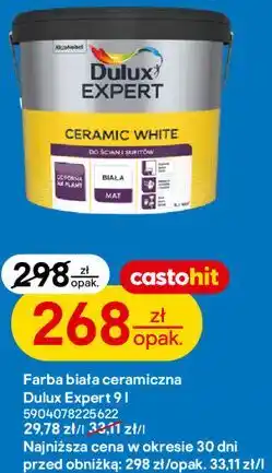 Castorama Dulux Expert Ceramic White Farba biała ceramiczna oferta