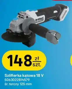 Castorama Szlifierka kątowa 18 V Mac Allister oferta