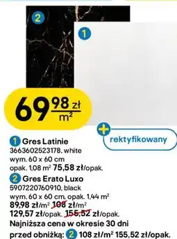Castorama Gres Latinie / Gres Erato Luxo oferta