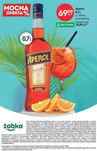Żabka Aperol oferta