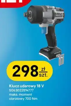 Castorama Klucz udarowy 18 V Mac Allister oferta