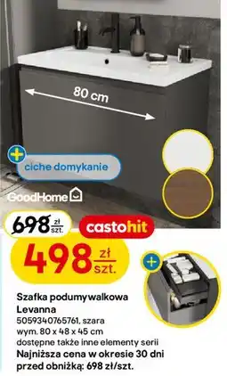 Castorama GoodHome Szafka podumywalkowa Levanna oferta