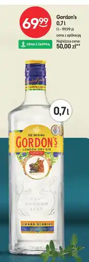Żabka Gordon's London Dry Gin oferta