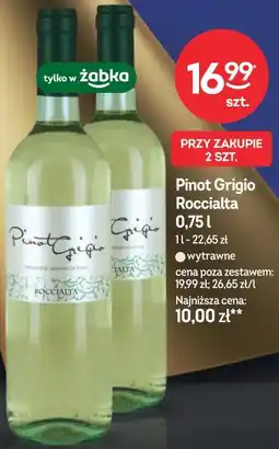Żabka Pinot Grigio Roccialta oferta