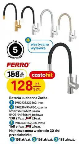 Castorama Ferro Bateria kuchenna Zorba oferta