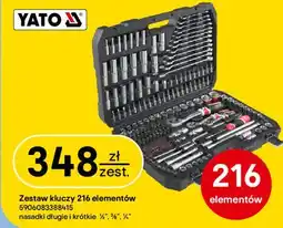 Castorama Zestaw kluczy 216 elementów Yato oferta
