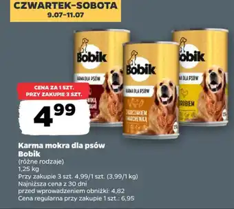 Netto Karma mokra dla psów Bobik oferta