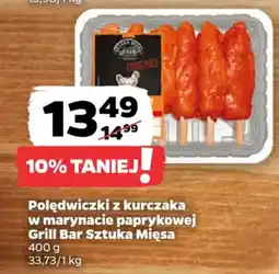 Netto Polędwiczki z kurczaka w marynacie paprykowej Grill Bar Sztuka Mięsa oferta