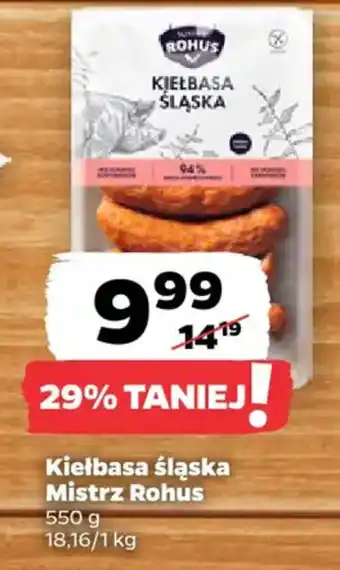 Netto Kiełbasa Śląska Mistrz Rohus oferta