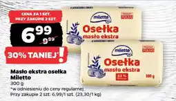 Netto Masło ekstra osełka Miletto oferta