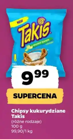 Netto Chipsy kukurydziane Takis oferta