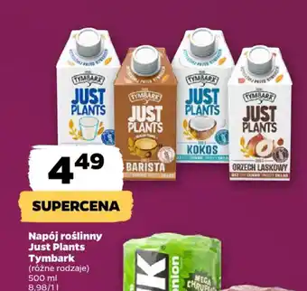 Netto Napój roślinny Just Plants Tymbark oferta