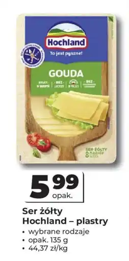 Odido Ser żółty Hochland – plastry oferta