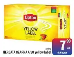 TomiMarkt Herbata czarna Lipton Yellow Label oferta