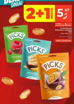 Dealz Orzechy lub owoce liofilizowane w czekoladzie Picks oferta