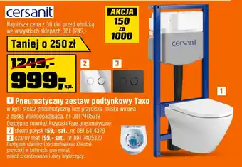Pneumatyczny zestaw podtynkowy Taxo