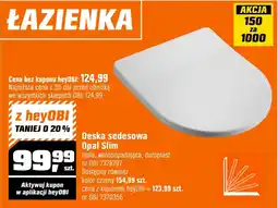 OBI Deska sedesowa Opal Slim oferta