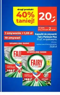 Dealz Kapsułki do zmywarki Fairy Platinum oferta