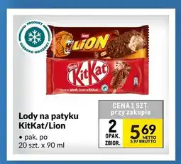 Makro Lody na patyku Lion oferta