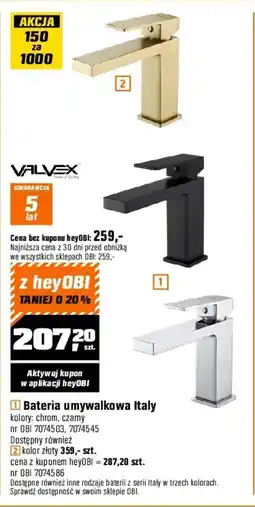 OBI Bateria umywalkowa oferta