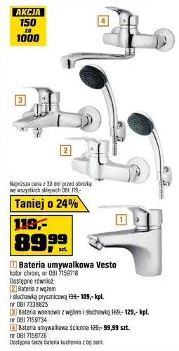 OBI Bateria umywalkowa Vesto oferta
