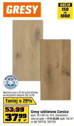 OBI Gresy szkliwione Corsica oferta