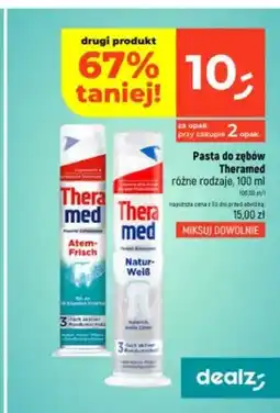 Dealz Pasta do zębów Theramed Atem-Frisch oferta
