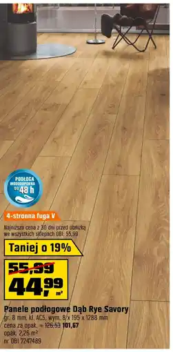 OBI Panele podłogowe Dąb Rye Savory oferta