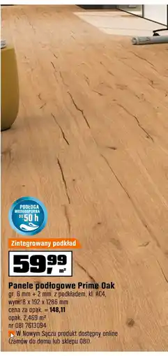 OBI Panele podłogowe Prime Oak oferta