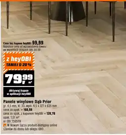 OBI Panele winylowe Dąb Prior oferta