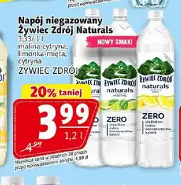 Prim Market Napój niegazowany Żywiec Zdrój Naturals malina-cytryna oferta