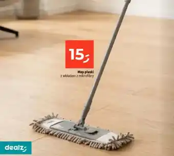 Dealz Mop płaski z wkładem z mikrofibry oferta