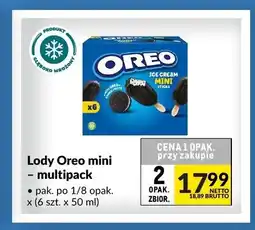 Makro Lody Oreo mini 6-pak oferta