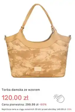 Monnari Torba damska ze wzorem oferta