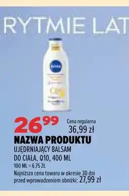 Drogerie Natura Ujędrniający balsam do ciała Nivea Q10 oferta