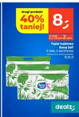 Dealz Papier toaletowy Bunny Soft Green Tea 3-warstwowy oferta
