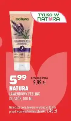 Drogerie Natura Peeling do stóp lawendowy Natura oferta