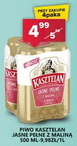 Spiżarnia Smakosza Piwo Kasztelan Jasne Pełne z Maliną oferta