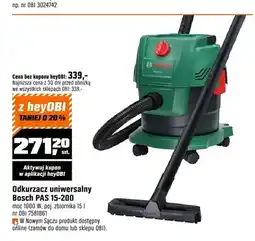 OBI Odkurzacz uniwersalny Bosch PAS 15-200 oferta