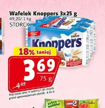 Prim Market Wafelek Knoppers 3-pak oferta