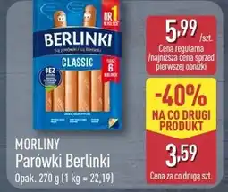 ALDI Parówki Berlinki oferta
