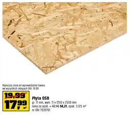 OBI Płyta OSB oferta