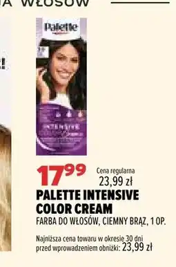 Drogerie Natura Farba do włosów Palette Intensive Color Cream ciemny brąz oferta