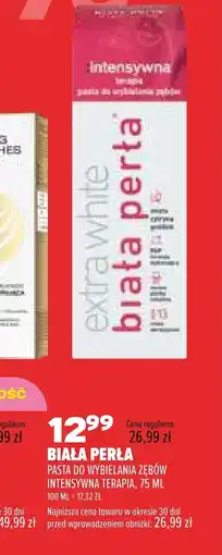 Drogerie Natura Pasta do zębów Biała Perła oferta